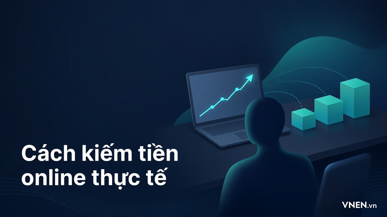 Cách kiếm tiền online 2026: 7 mô hình thực tế, vốn, kỹ năng và rủi ro cần biết