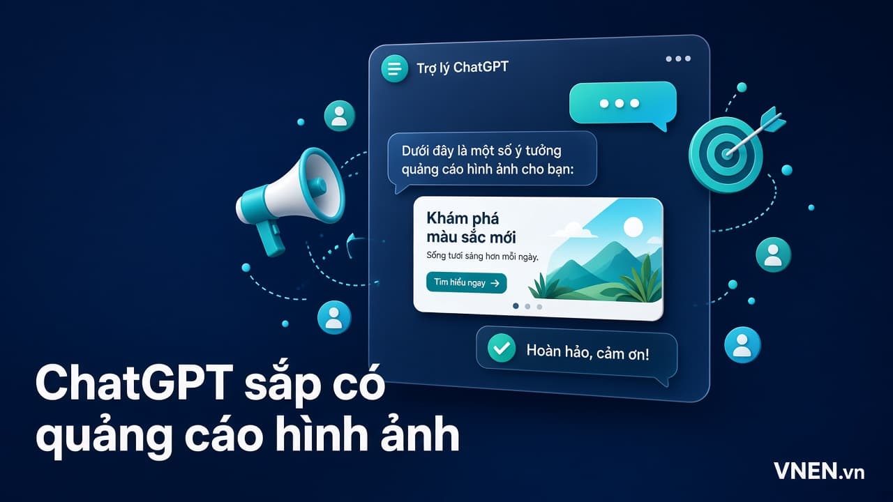 OpenAI công bố ngày 5/10/2026: ChatGPT sắp hiện quảng cáo hình ảnh cạnh ảnh AI tạo ra, mở đường tới 1,2 tỷ người dùng mỗi tuần