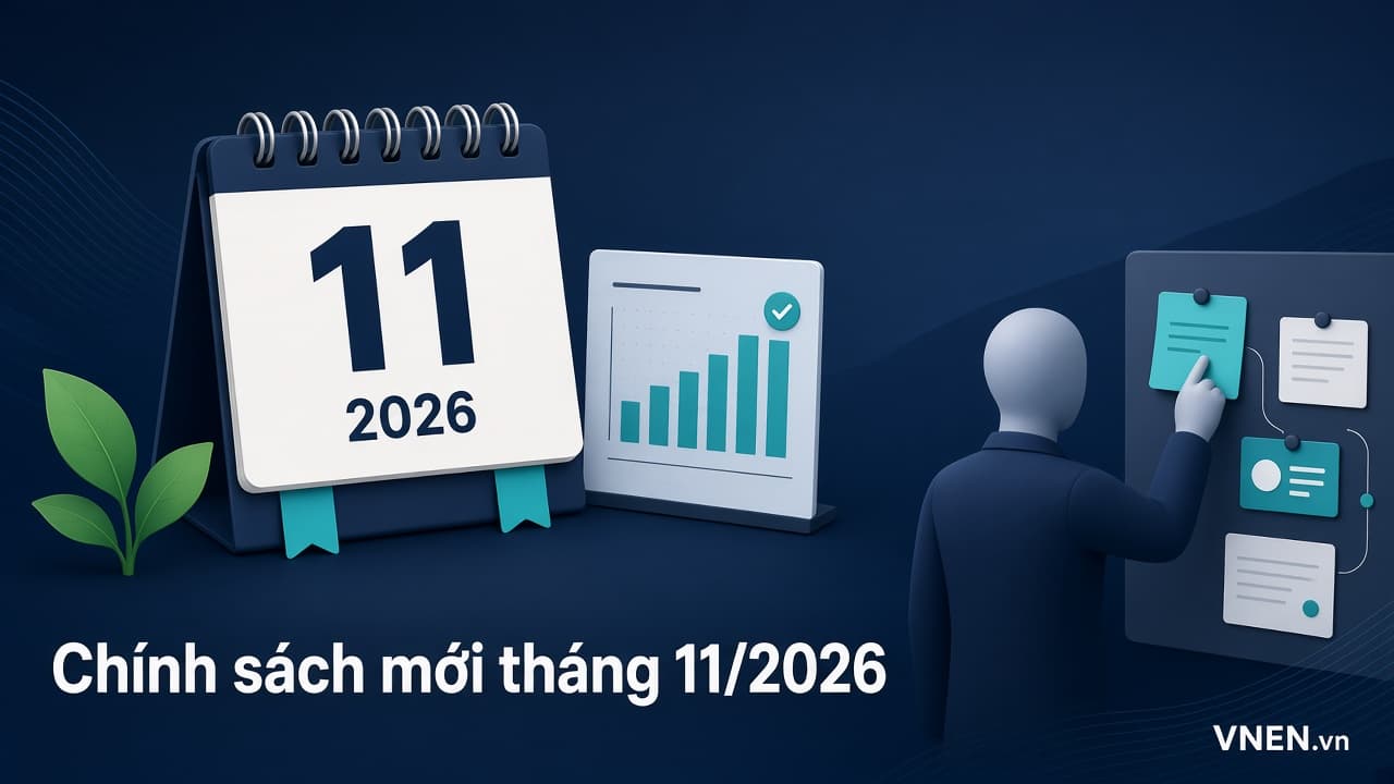 Chính sách mới có hiệu lực tháng 11/2026 doanh nghiệp cần biết