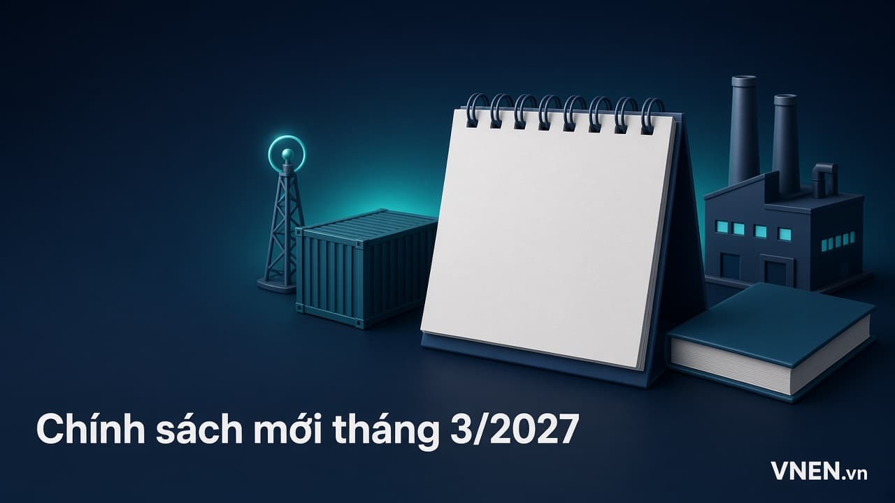 Chính sách mới tháng 3/2027: 11 luật có hiệu lực từ 01/3/2027 và các mốc doanh nghiệp cần chuẩn bị