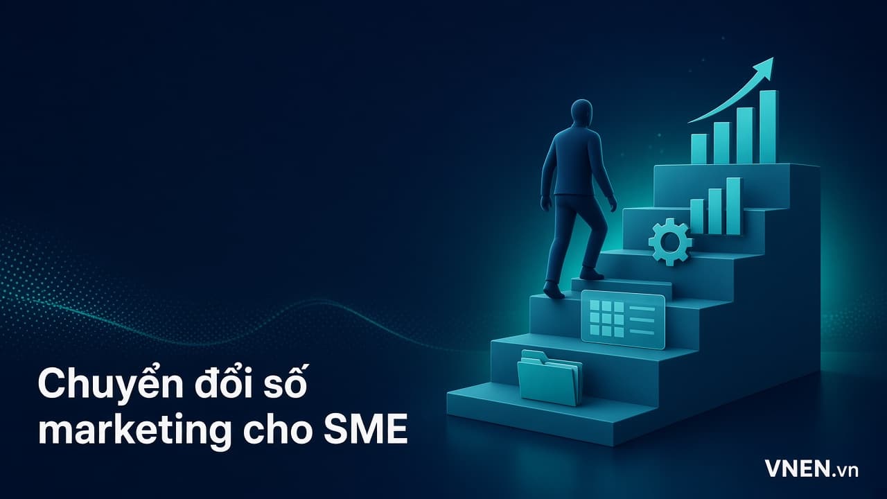 Chuyển đổi số marketing cho doanh nghiệp nhỏ: lộ trình 4 giai đoạn và bộ công cụ tối thiểu
