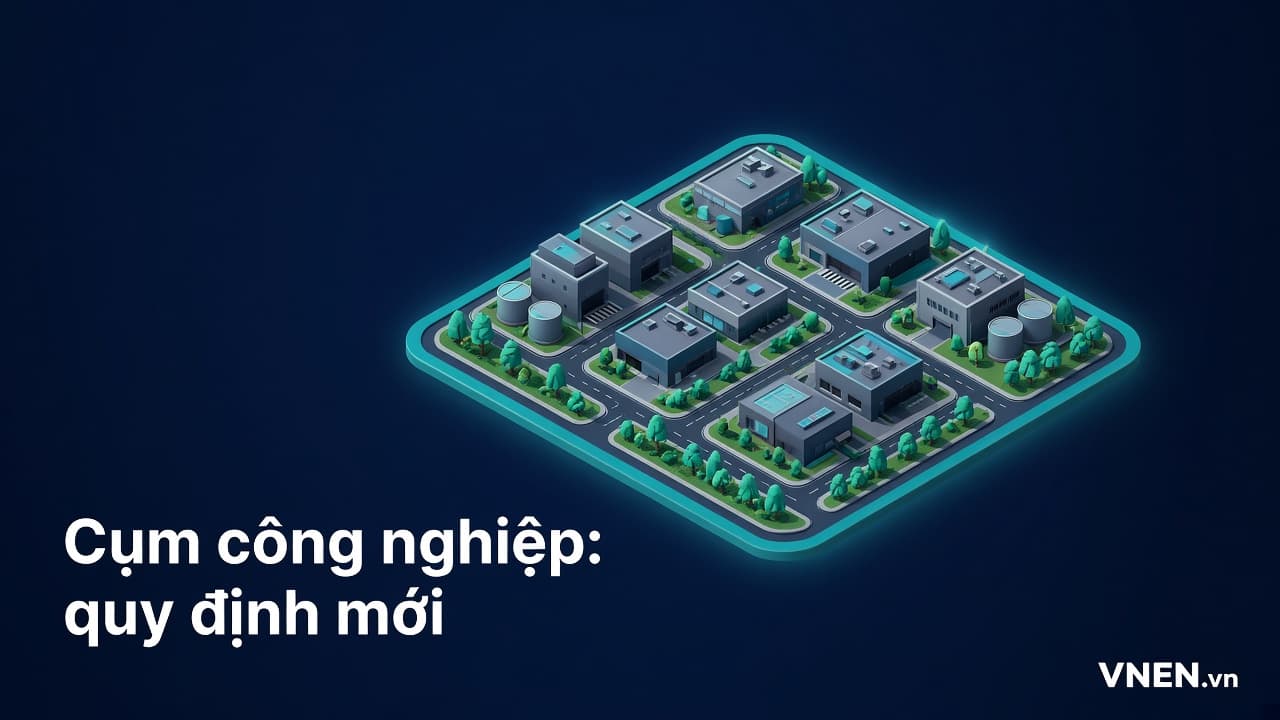 Cụm công nghiệp theo Nghị định 303/2026: quy mô 05–75 ha, chấm điểm chủ đầu tư hạ tầng, quỹ đất cho doanh nghiệp nhỏ