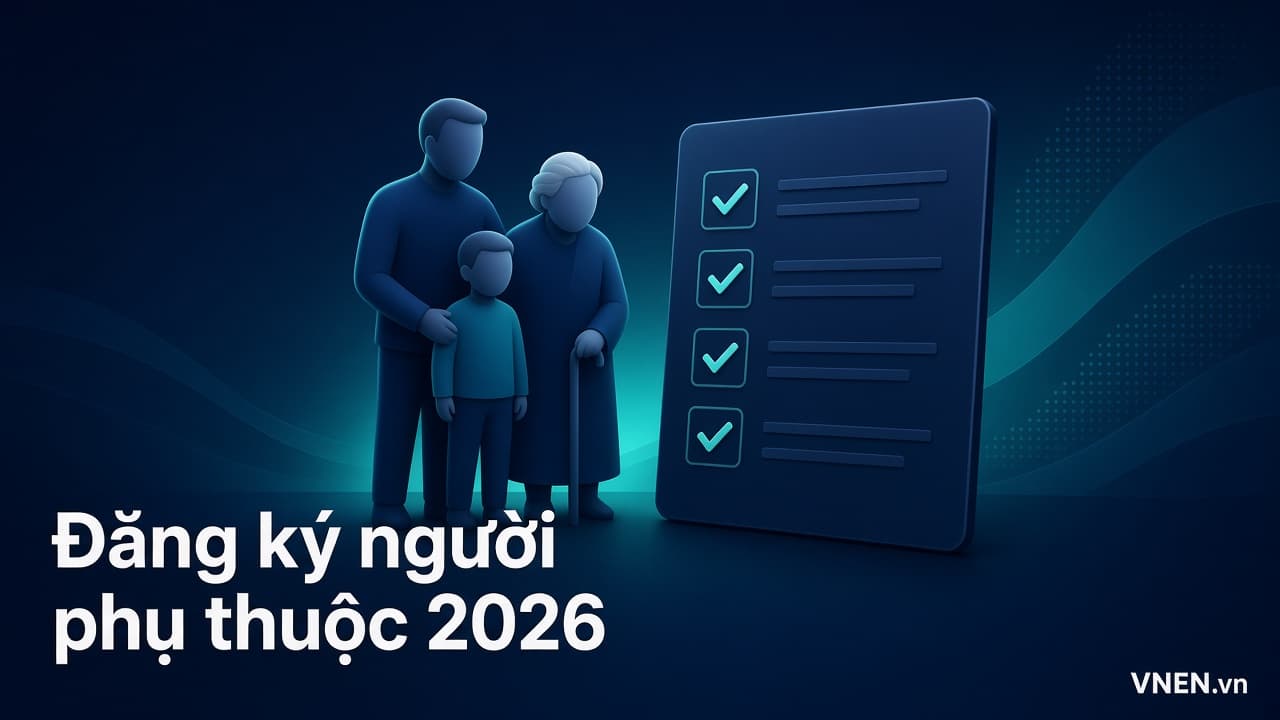Đăng ký người phụ thuộc 2026: điều kiện thu nhập 3 triệu, hồ sơ theo Thông tư 87/2026 và hạn 31/12