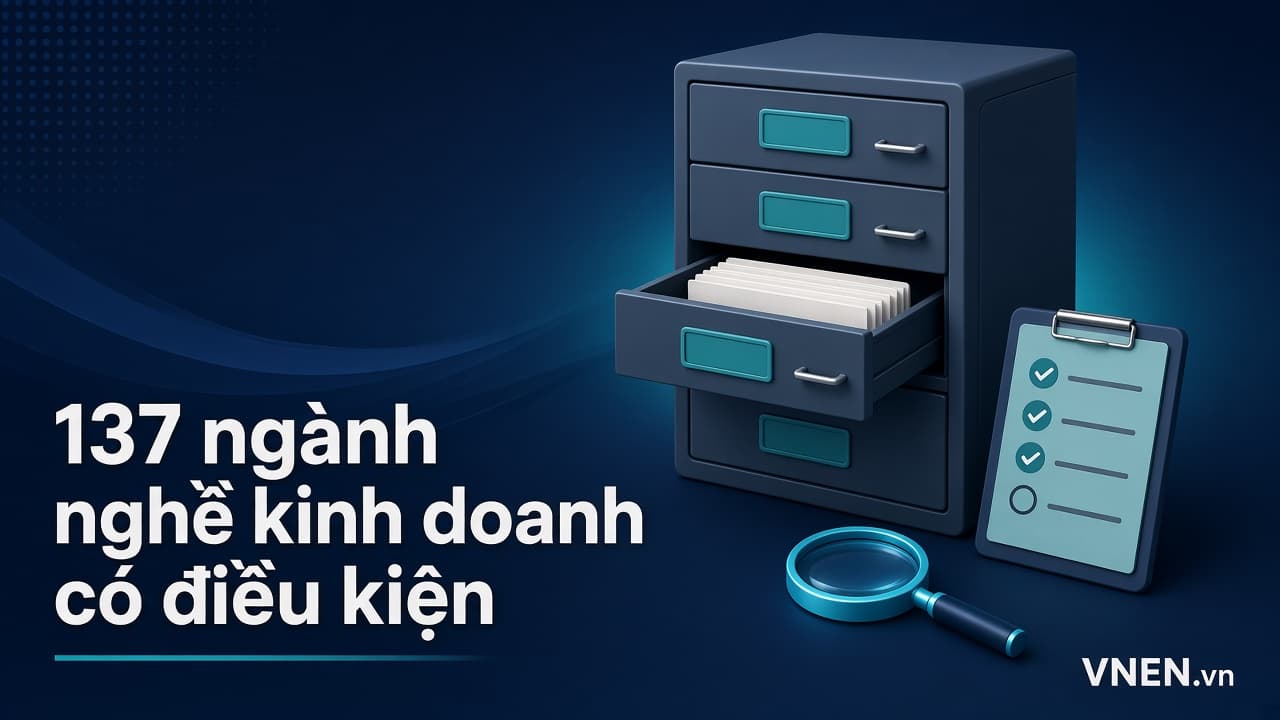 Danh mục 137 ngành nghề kinh doanh có điều kiện từ 01/3/2027: tra cứu đầy đủ theo Luật 24/2026/QH16