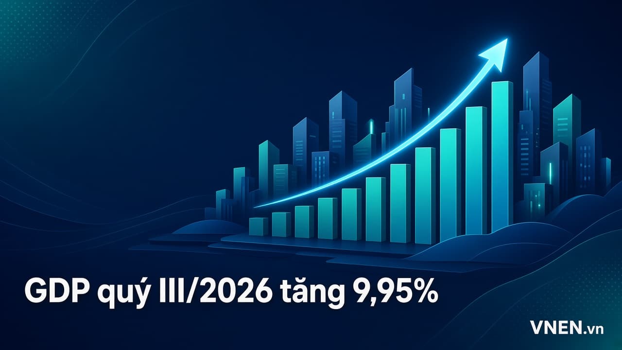 Cục Thống kê công bố ngày 3/10/2026: GDP quý III tăng 9,95%, cao nhất từ đầu năm