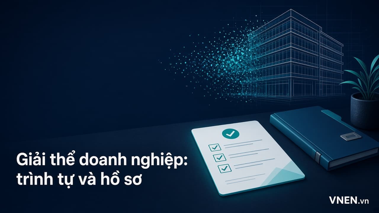 Giải thể doanh nghiệp 2026: trình tự, hồ sơ, thứ tự thanh toán nợ và quyết toán thuế