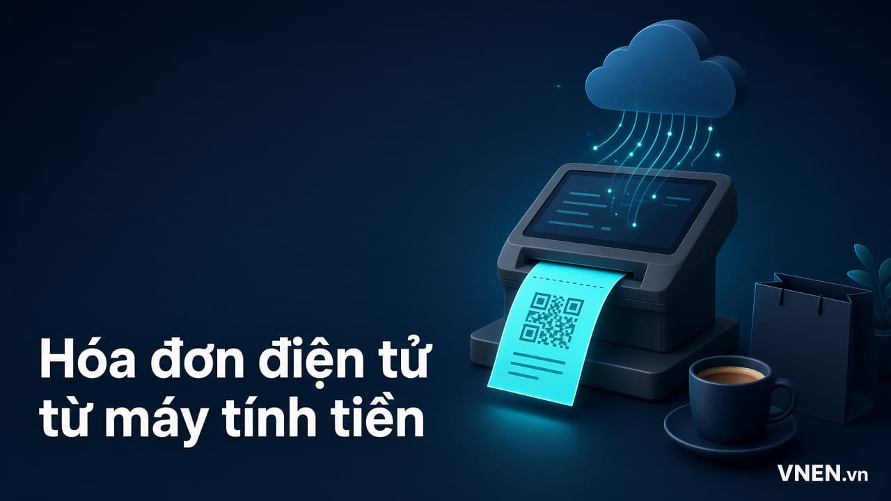 Hóa đơn điện tử từ máy tính tiền theo Nghị định 254/2026: ai phải dùng, nội dung, gửi dữ liệu