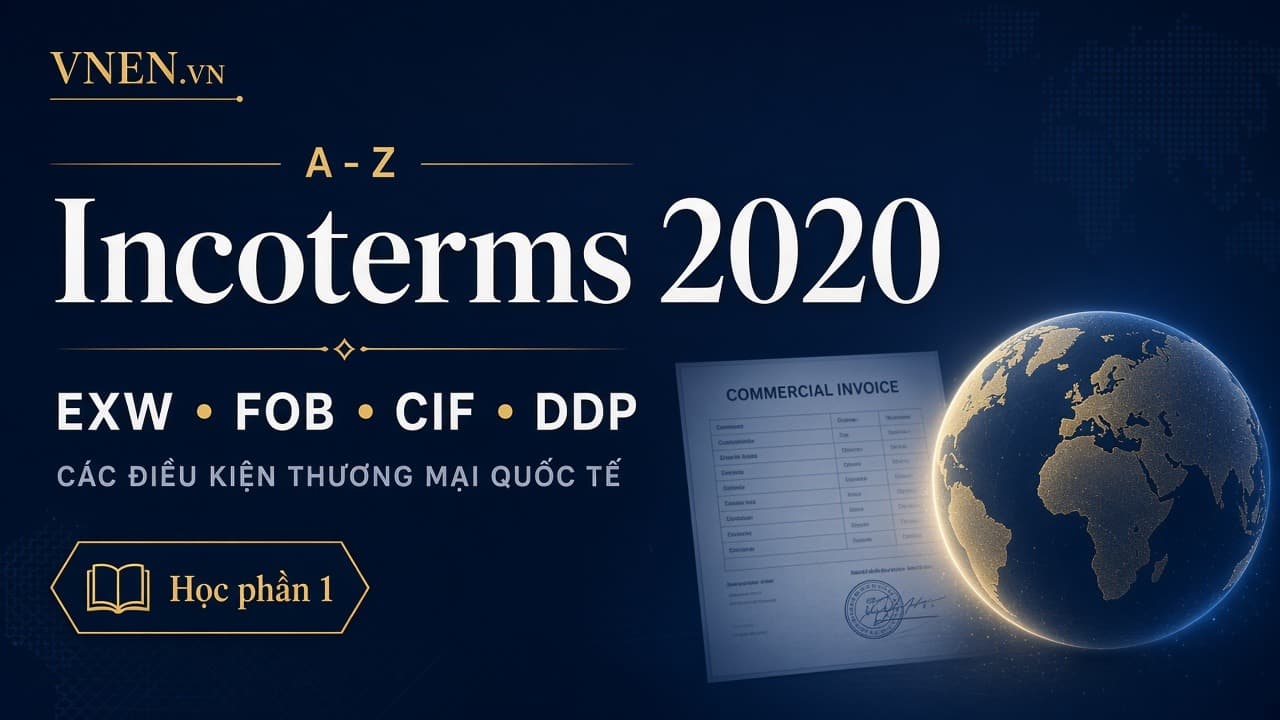 Incoterms 2020 chọn nhanh cho SME (EXW, FOB, CIF, DDP)