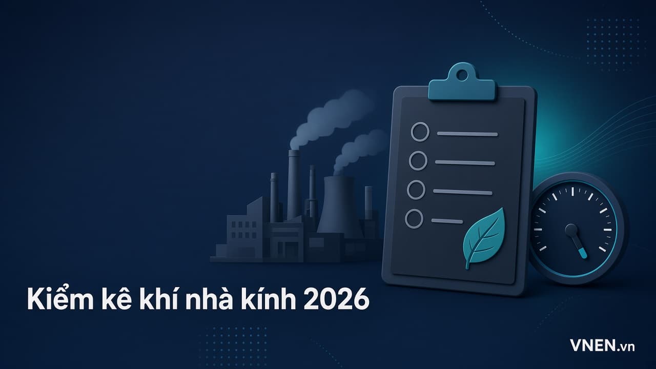 Danh mục cơ sở phải kiểm kê khí nhà kính theo Quyết định 42/2026: ai mới vào, ai được miễn, hạn nộp báo cáo