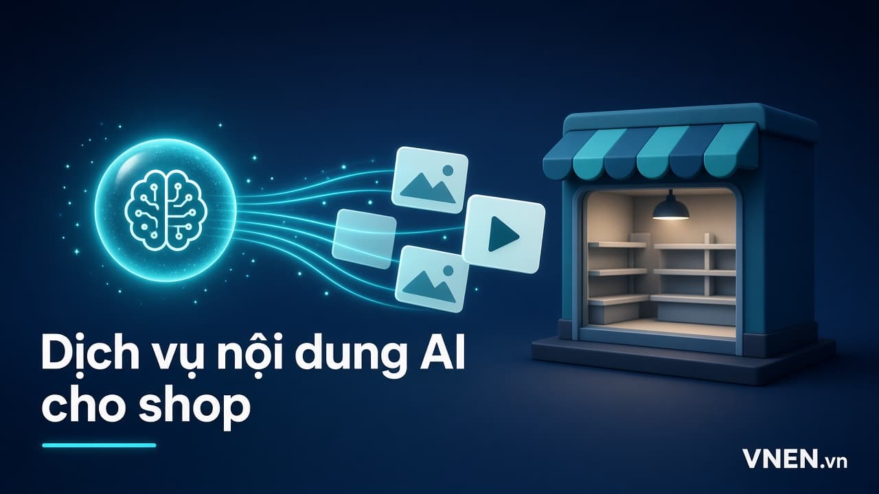 Kinh doanh dịch vụ nội dung bằng AI cho shop online: thiết kế gói, cách báo giá và quy trình giao việc