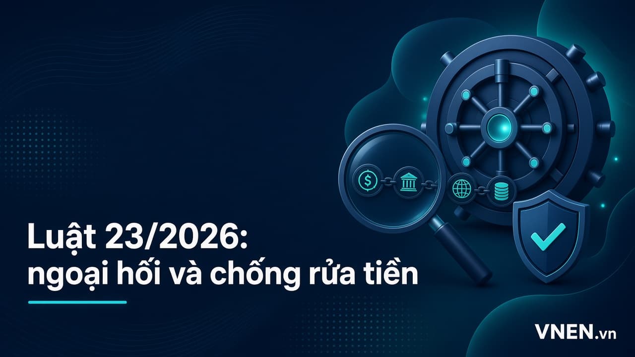 Luật 23/2026/QH16 sửa Luật Ngân hàng Nhà nước và Luật Phòng, chống rửa tiền: doanh nghiệp cần biết gì từ 01/12/2026