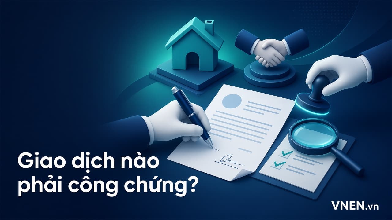 Luật Công chứng sửa đổi 2026: giao dịch nào còn phải công chứng từ 01/01/2027