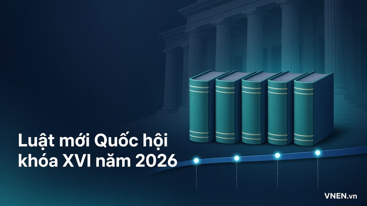 23 luật Quốc hội khóa XVI thông qua năm 2026: bảng tra hiệu lực và luật nào tác động tới doanh nghiệp