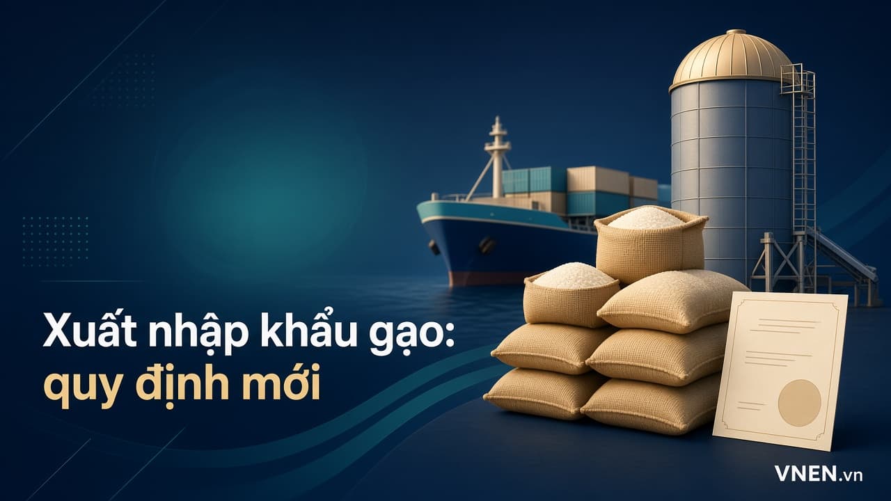 Nghị định 365/2026/NĐ-CP về xuất nhập khẩu gạo: điều kiện, giấy chứng nhận 5 năm và hạn báo cáo
