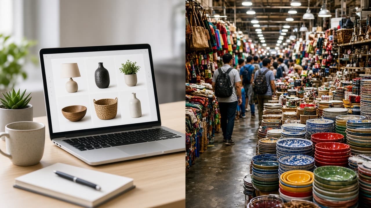 Nhập hàng Trung Quốc về bán: chọn Alibaba hay đi trực tiếp?