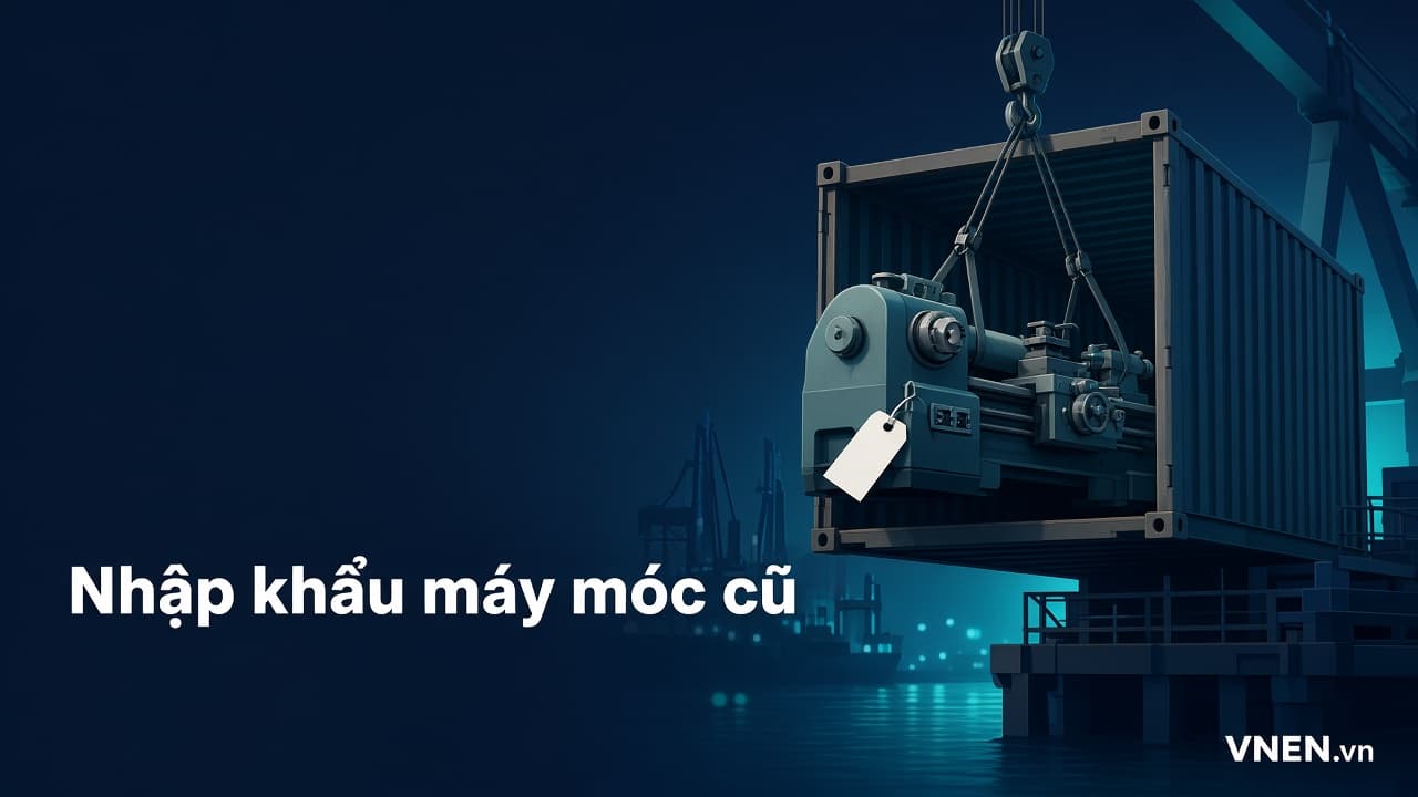 Nhập khẩu máy móc, thiết bị đã qua sử dụng theo Thông tư 56/2026: tuổi thiết bị, giám định và hồ sơ