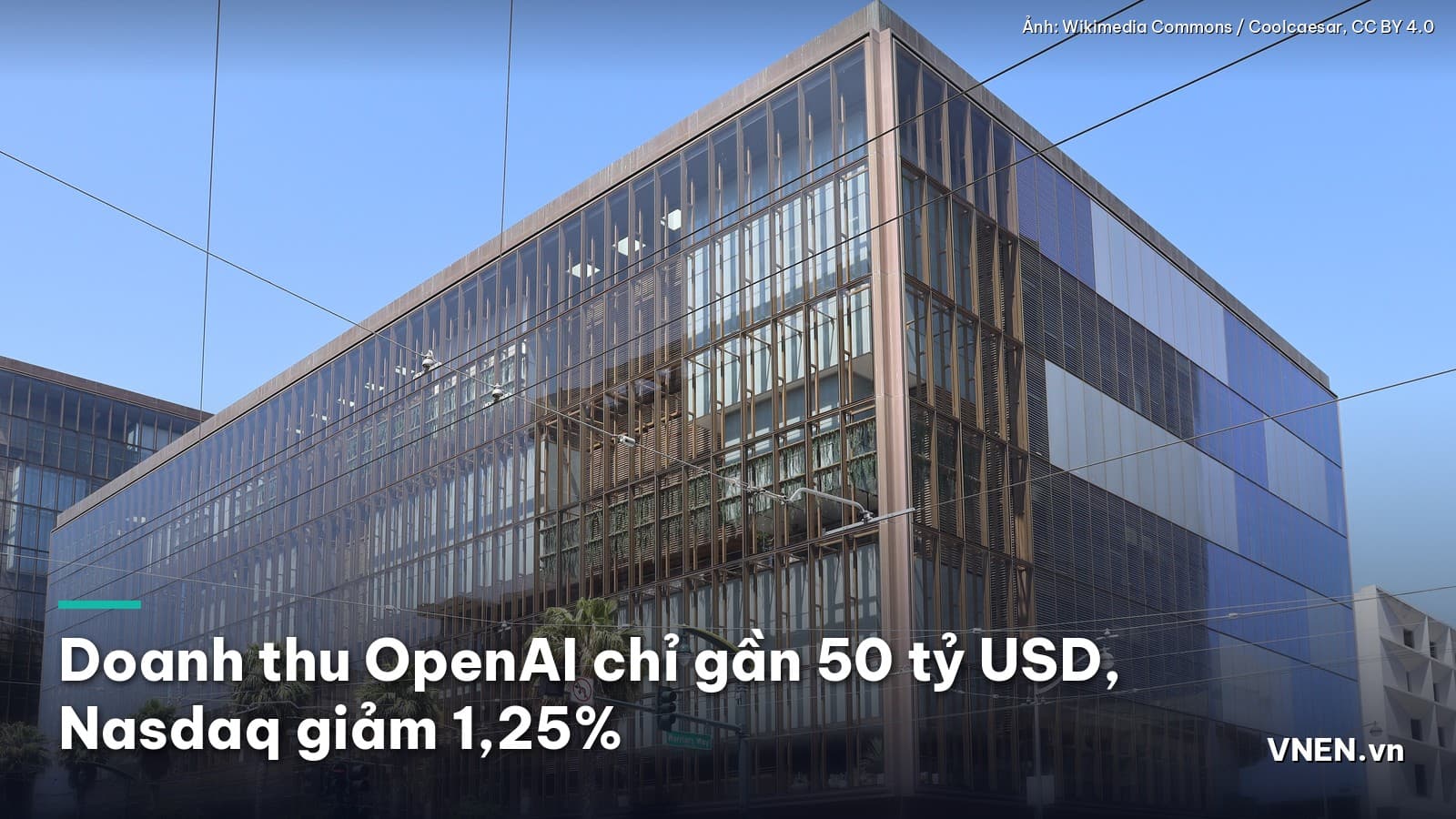 Phiên 8/10/2026: FT nói doanh thu quy năm của OpenAI chỉ gần 50 tỷ USD, thấp hơn 20 tỷ USD so với con số từng lan truyền, Nasdaq giảm 1,25%