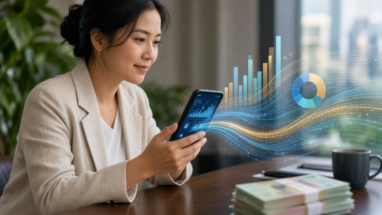 Quản lý dòng tiền thông minh với app ngân hàng: hướng dẫn cho chủ shop