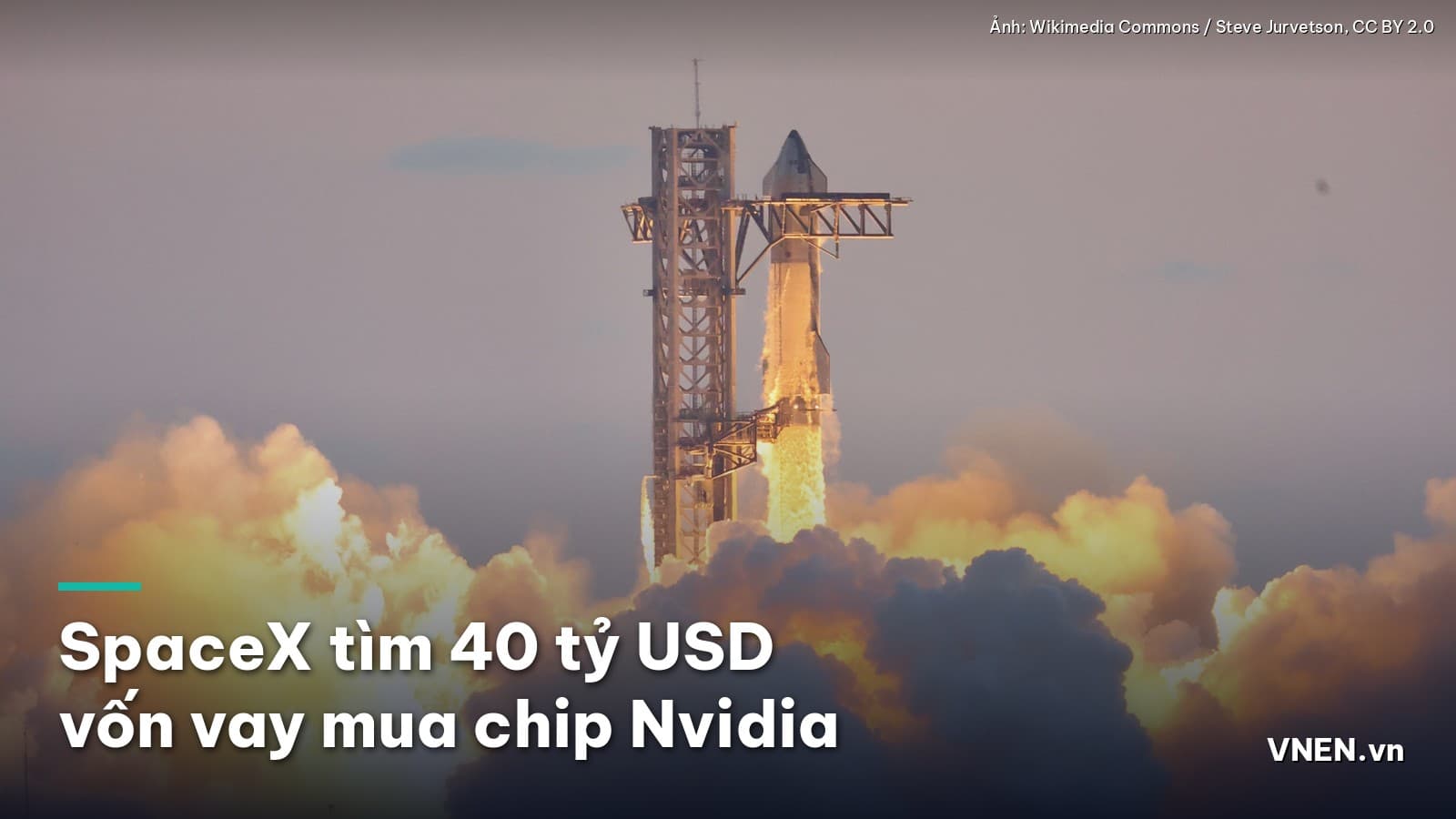 SpaceX được cho là huy động 40 tỷ USD vốn vay để mua chip Nvidia, Apollo dẫn dắt (FT, 6/10/2026)