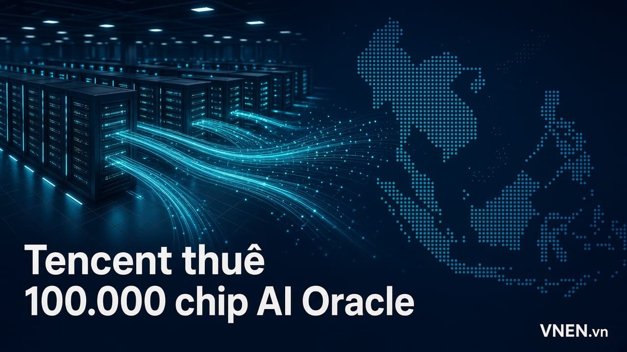Tencent được cho là thuê 100.000 chip AI của Oracle tại Đông Nam Á, hợp đồng 5 năm khoảng 7 tỷ USD (FT, 30/9/2026)