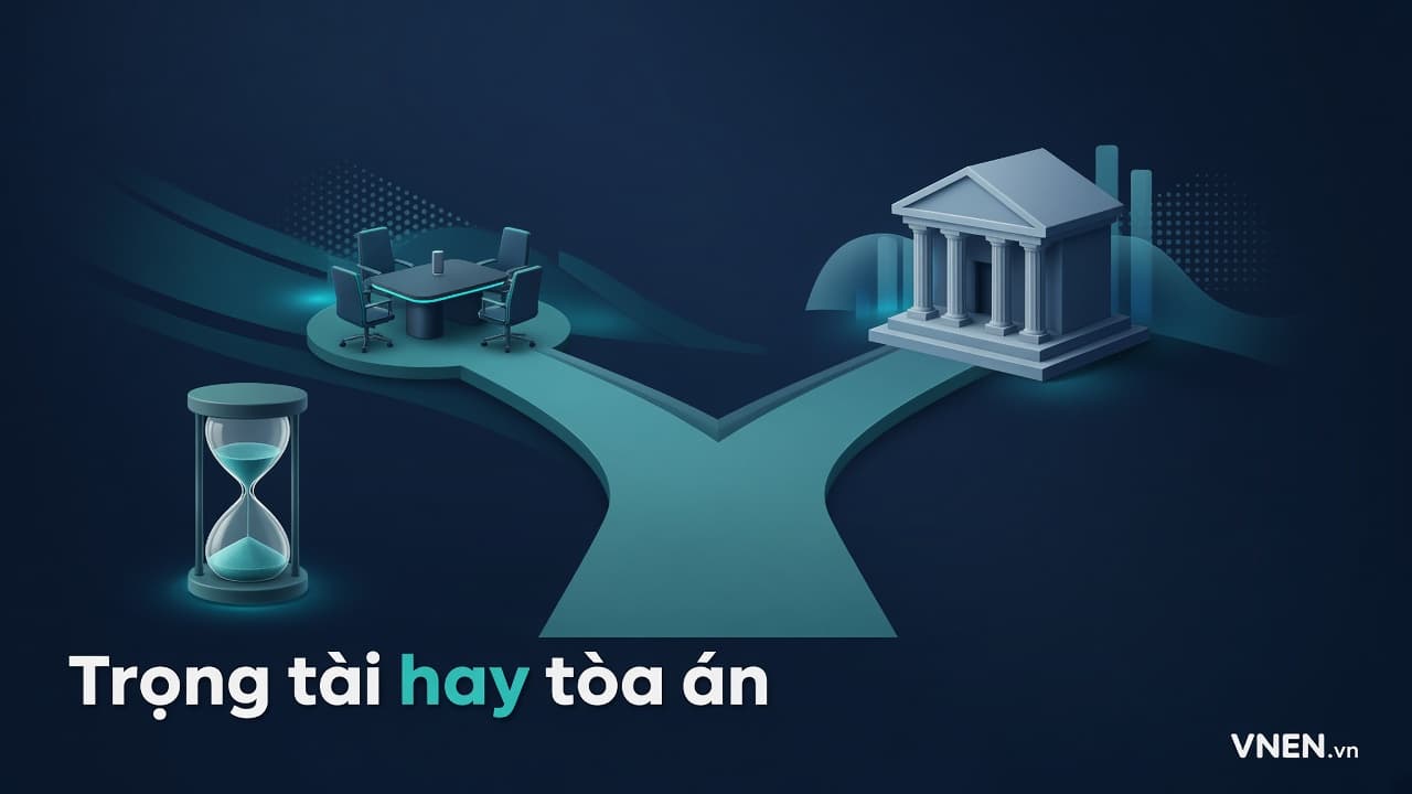 Trọng tài thương mại hay tòa án: so sánh cho doanh nghiệp, cách soạn thỏa thuận trọng tài và thời hiệu khởi kiện 2 năm