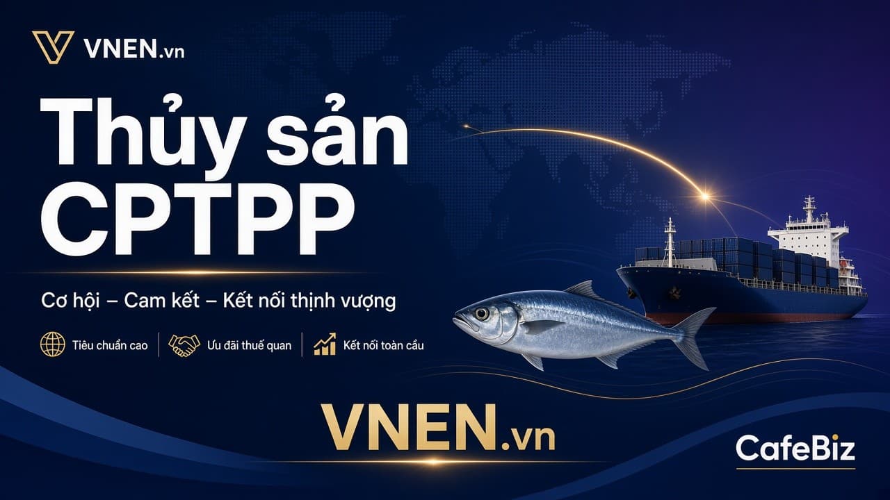 Xuất khẩu thủy sản CPTPP: playbook thuế, C/O và SPS cho SME